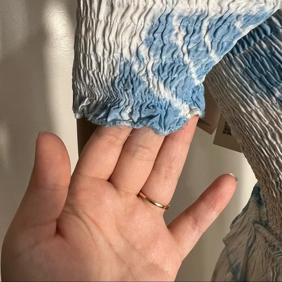 Kiwi & Punch Off The Shoulder Crop Top With Slit Wide Leg Pants set Size L - Picture 9 of 13